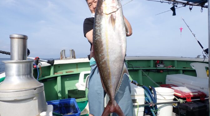 銭洲赤イカ泳がせ釣り