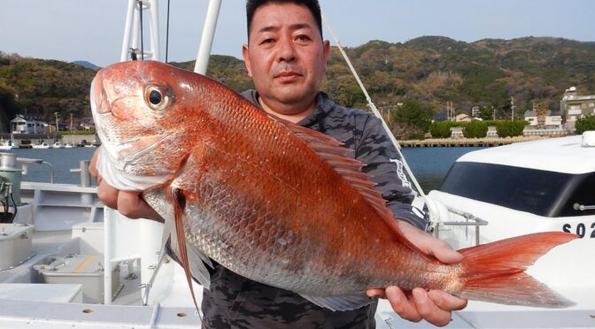 土肥沖マダイ狙い！